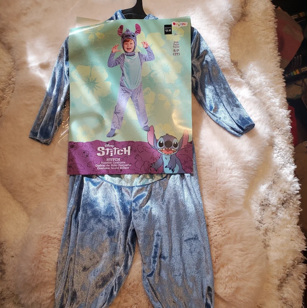 Disguise Disney STITCH Halloween Costume, Szs Child's S and M, NWT - Picture 2 of 8